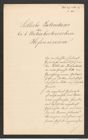 k.k. naturhistorisches Hofmuseum, Intendanzakten 1885-1896 (Hauer), Aktenzahl Z.142/1893, Seite 1